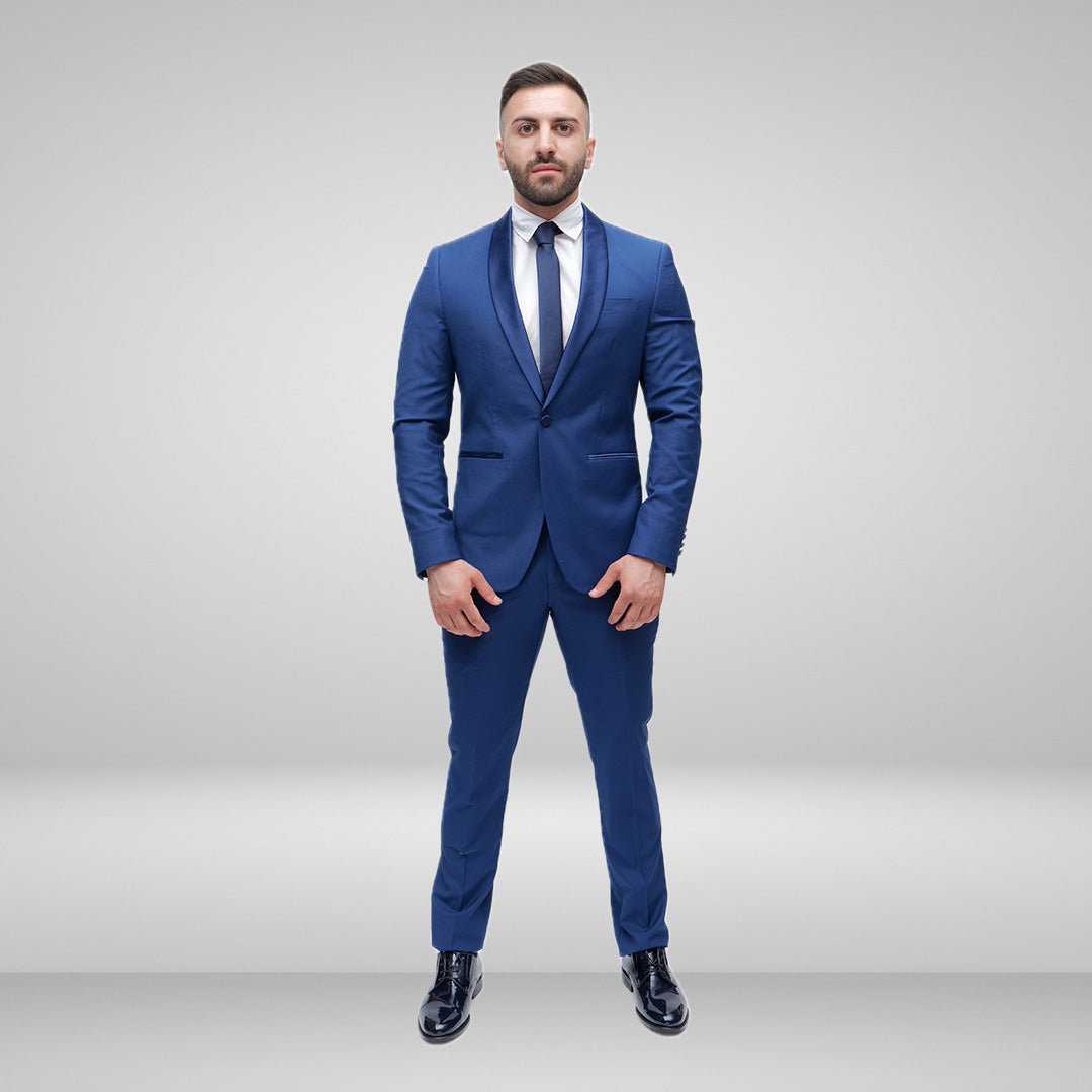 Abito Smoking Azzurro – Boccia Uomo