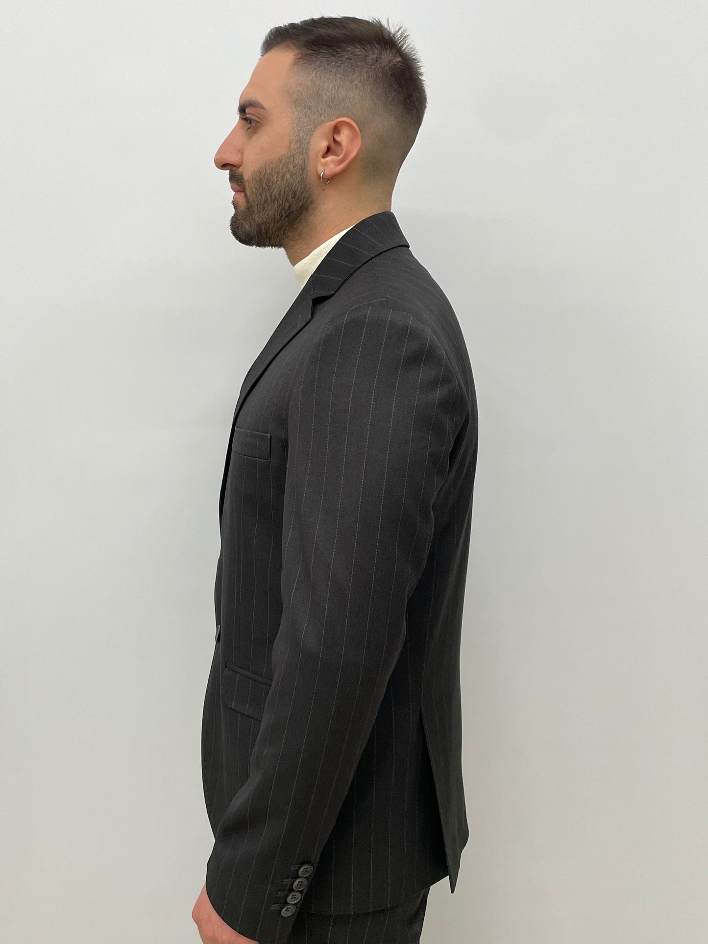 Abito Grigio Gessato