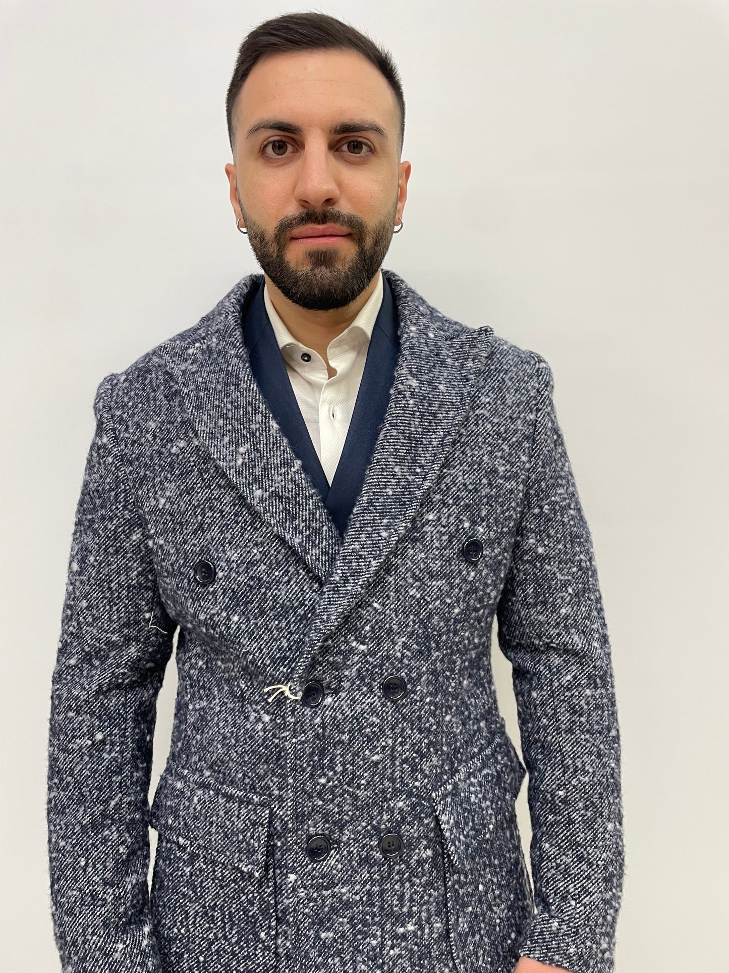 Cappotto Doppiopetto Rever Punta Lancia