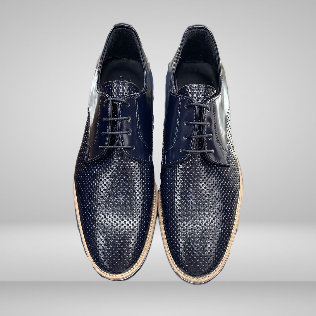 Scarpe 9504/B-05 Abrasivato Blu