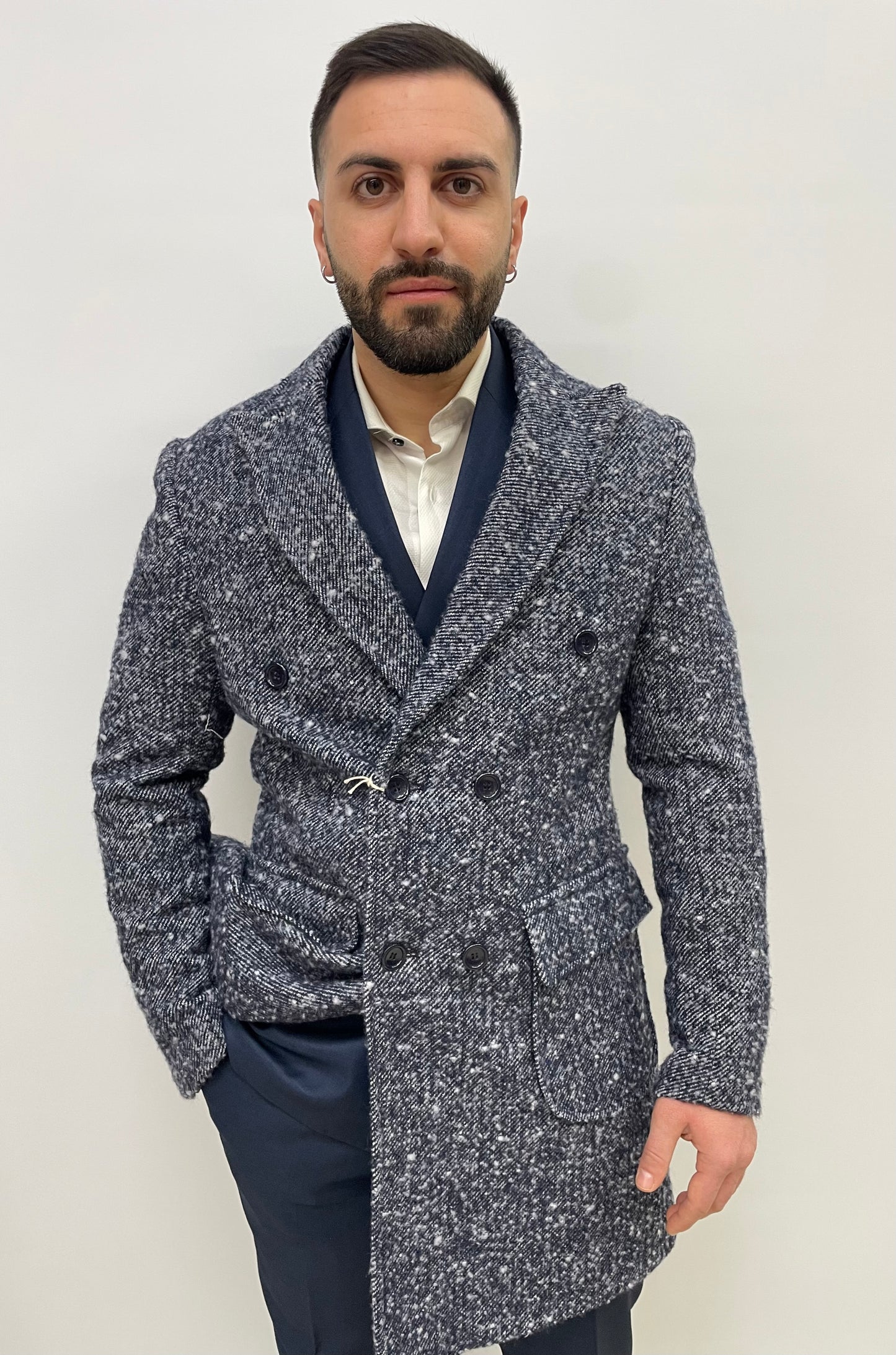 Cappotto Doppiopetto Rever Punta Lancia