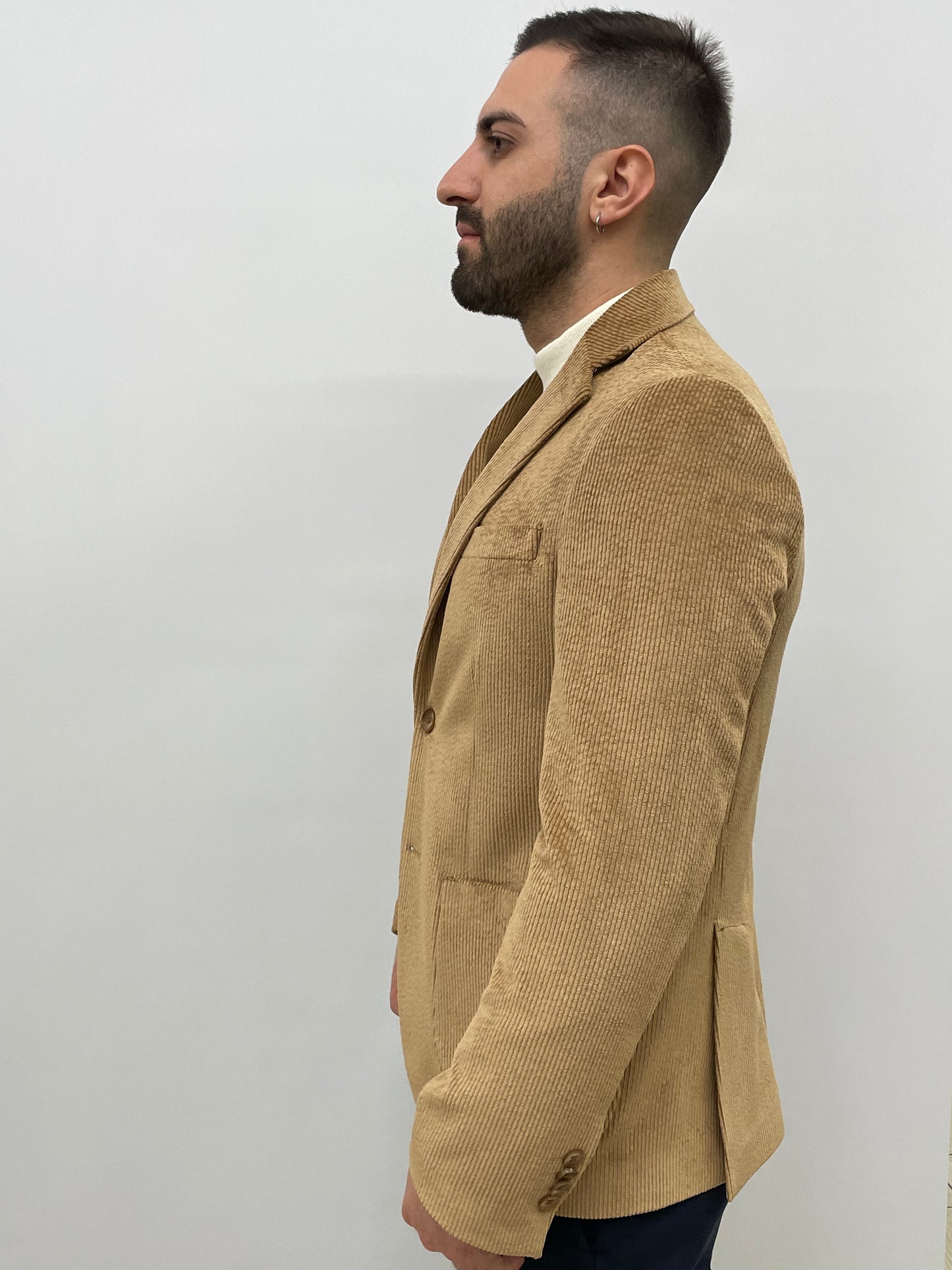 Giacca Velluto Cammello