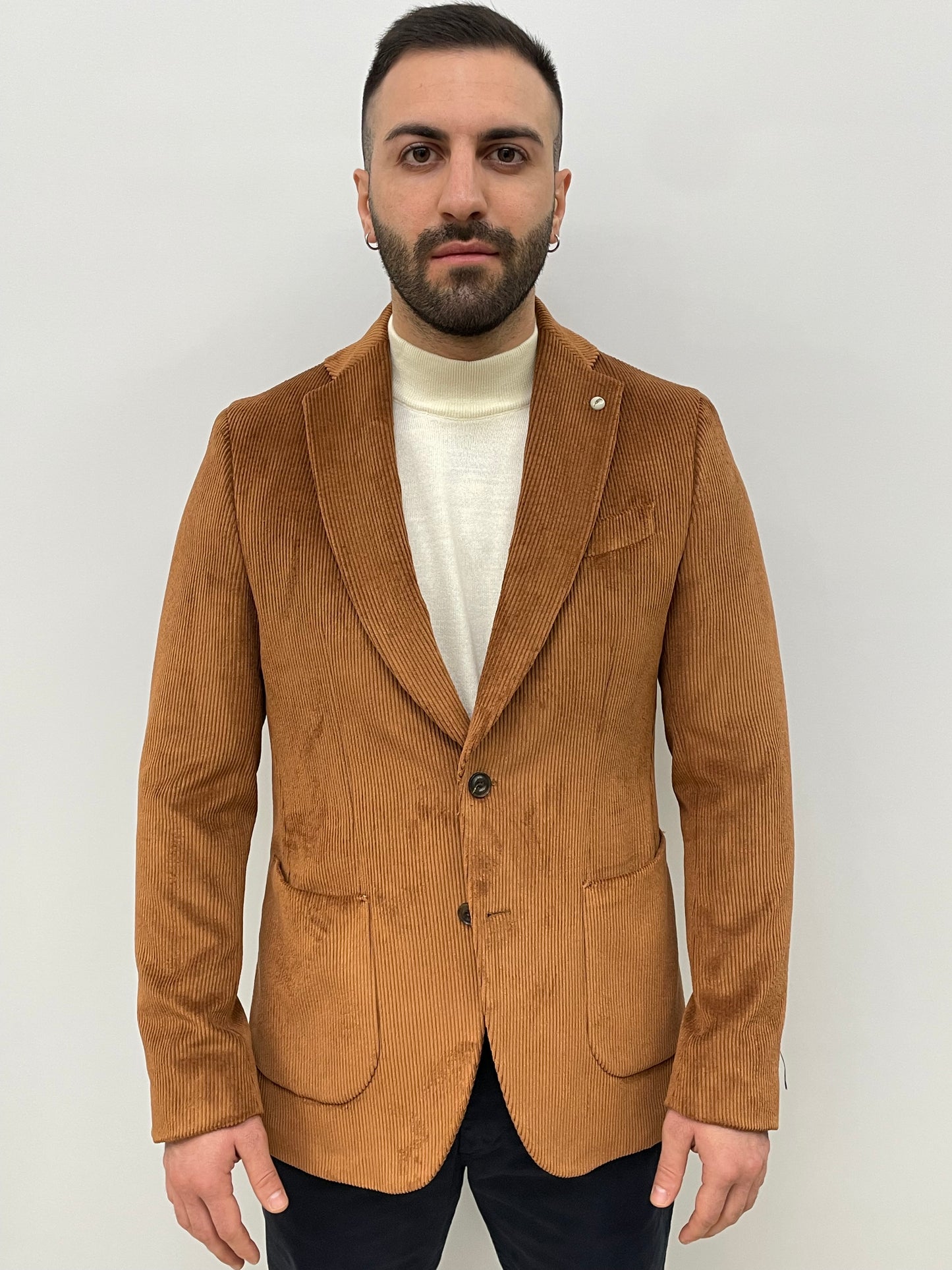 Giacca Velluto Mattone Caesar