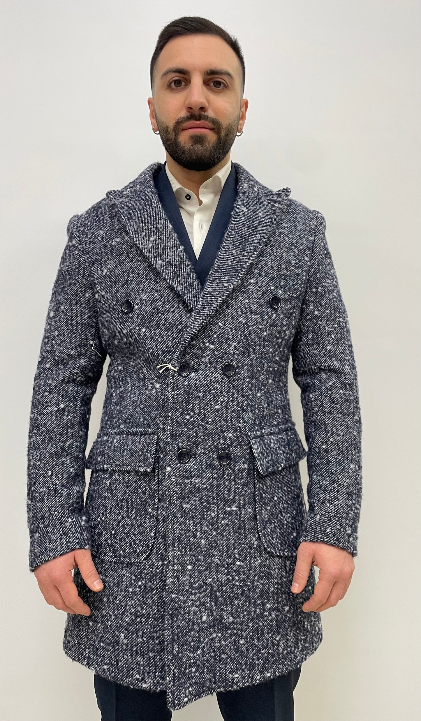 Cappotto Doppiopetto Rever Punta Lancia