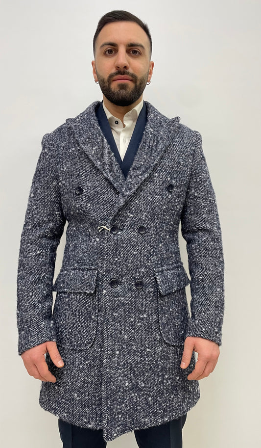 Cappotto Doppiopetto Rever Punta Lancia