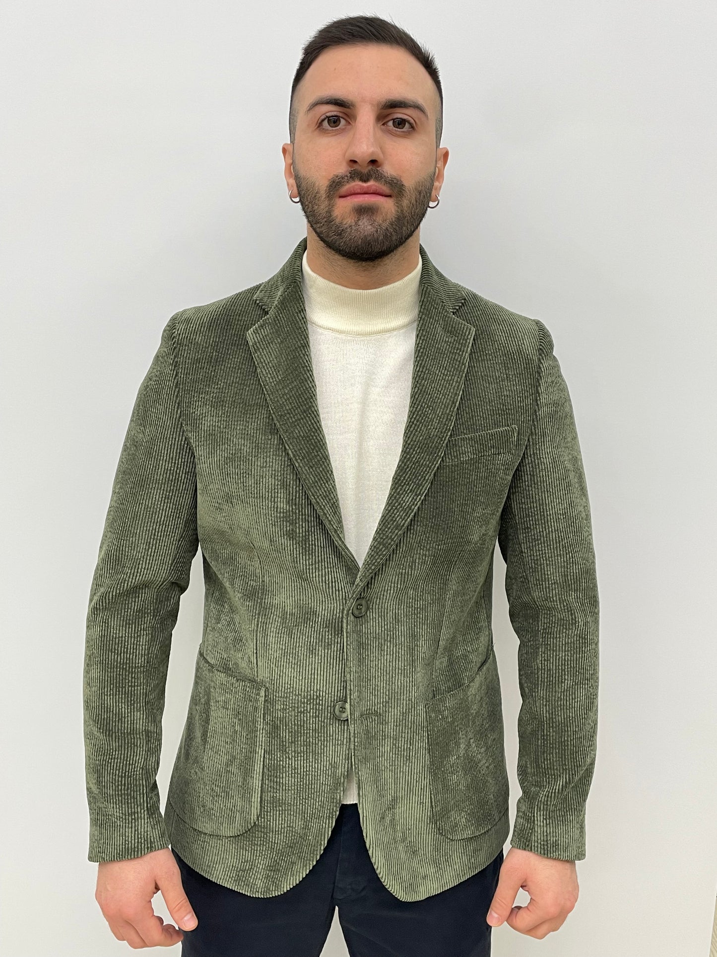 Giacca Velluto Verde