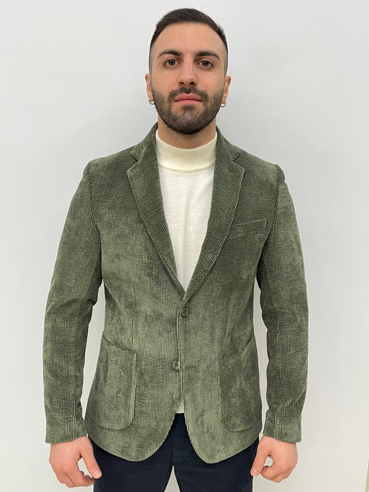 Giacca Velluto Verde