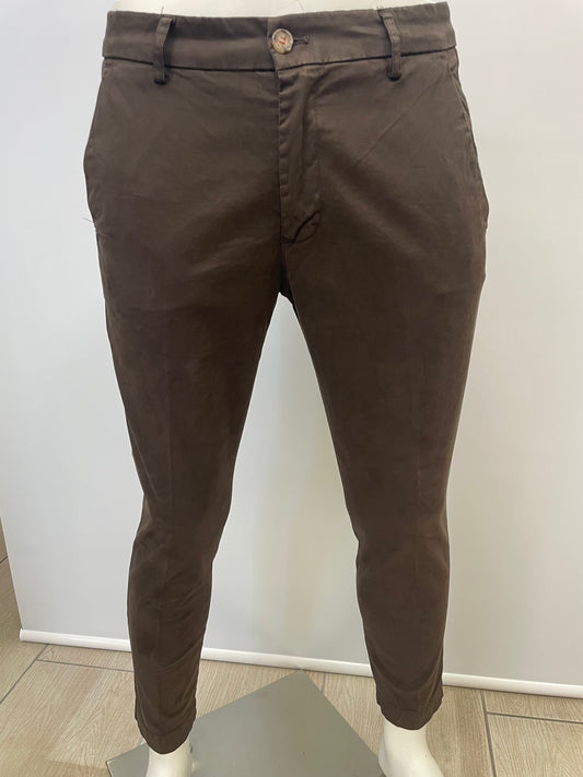 Pantalone Cotone Testa Di Moro