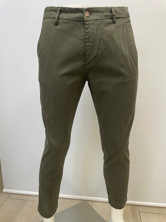 Pantalone Cotone Verde militare